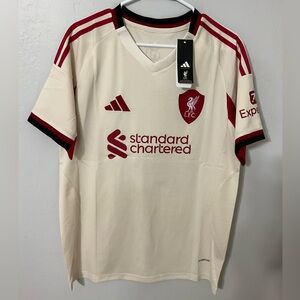 Liverpool Salah 2025 Men’s Soccer Jersey Size L (Slim-Fit)